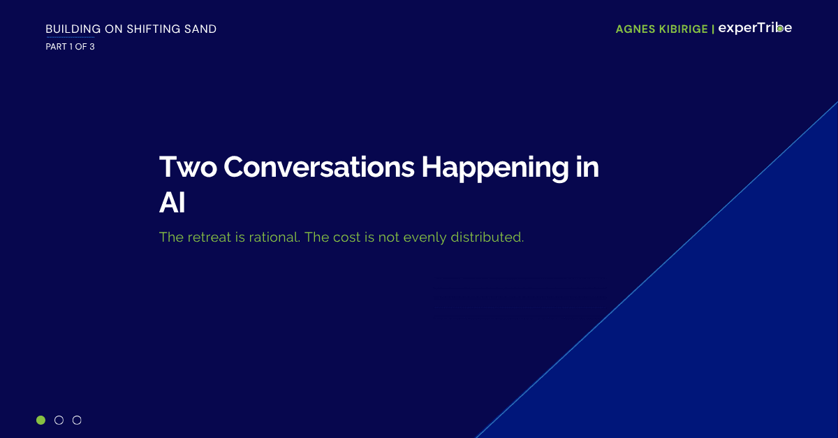 Two Conversations Happening in AI